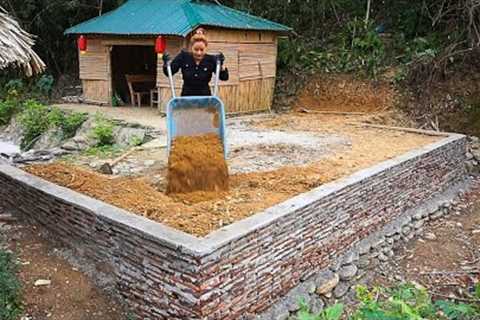 Leveling the land to build a house, transporting wood to the farm to prepare to build a new house