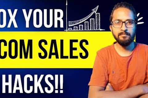How To Increase Ecommerce Business Sales 2022 | Tips To Increase Ecommerce Sales [Hindi]