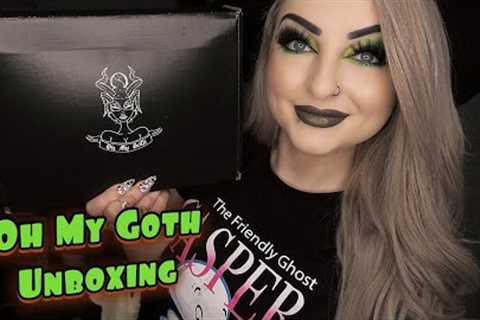 Oh My Goth - Halloween Monthly Subscription Box Unboxing - October 2021