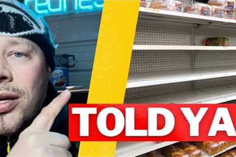 ALERT‼️ NEW FOOD SHORTAGES REPORT | prepping for shtf | empty shelves