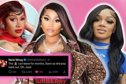 Nicki Minaj Drags Cardi B &amp; Fans, Glorilla is Boring