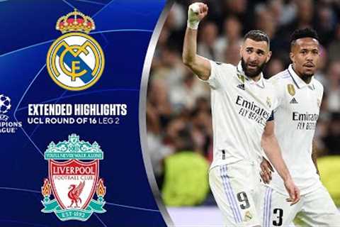 Real Madrid vs. Liverpool: Extended Highlights | UCL Round of 16 - Leg 2 | CBS Sports Golazo