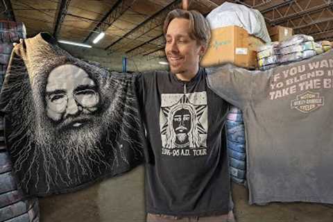 Shopping At A Vintage Rag House &amp; Thrifting For Grails