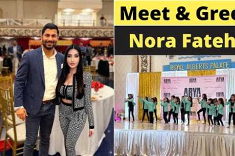 When I met Nora Fatehi in New York | Meet &amp; Greet | desi New Yorker | Indian Vlogger in USA