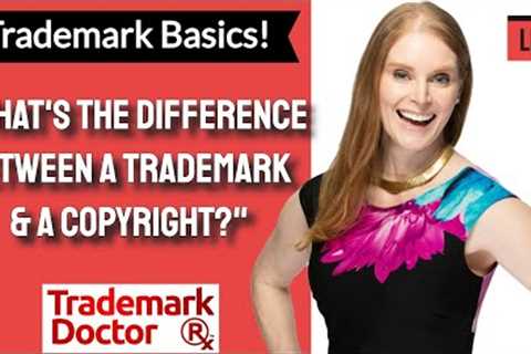 What is a trademark and how is it different from a copyright or patent?