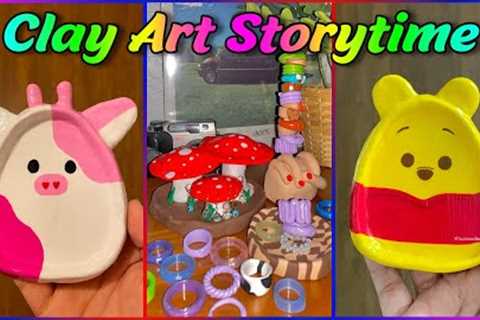 🟢CLAY ART STORYTIME ✨Satisfying And Relaxing Video 🌈 MEmu Wolf || Best TikTok Compilation Part 194
