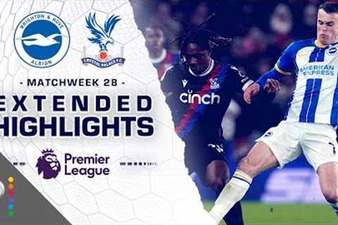 Brighton v. Crystal Palace | PREMIER LEAGUE HIGHLIGHTS | 3/15/2023 | NBC Sports