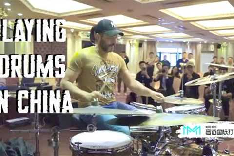 Playing Drums in CHINA