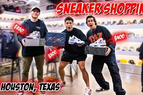 BUYING OUR EMPLOYEE'S THEIR FAVORITE SNEAKERS! *Sneaker Shopping at Faculty Hype in Houston, Texas*