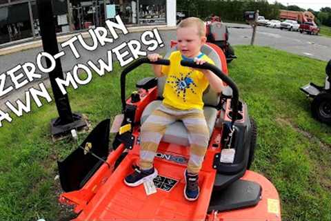 Lawnmowers &amp; Zero-Turn Mowers | Kids and Lawnmower Videos | Lawnmower Boy #11