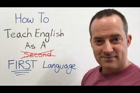 How To Teach English As A FIRST Language - EnglishAnyone.com