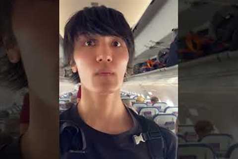 ISSEI funny video 😂😂😂 I try Travel Hack ! 👍 #shorts