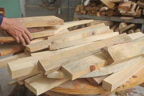 Project To Recycle Scrap Wood Into A Unique Masterpiece // Creative Idea With Extremely New Design
