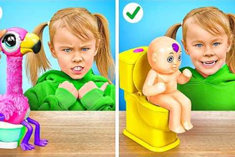 INCREDIBLE RICH VS POOR PARENTING HACKS || Must Have Gadgets &amp; Crafts for Smart Parents by 123..
