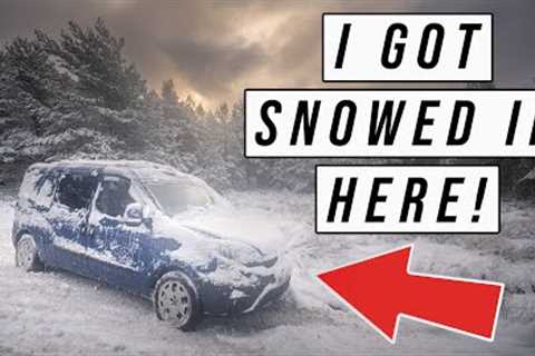 VANLIFE DISASTER: My Camper Gets STRANDED in -10°C on a Photography Trip