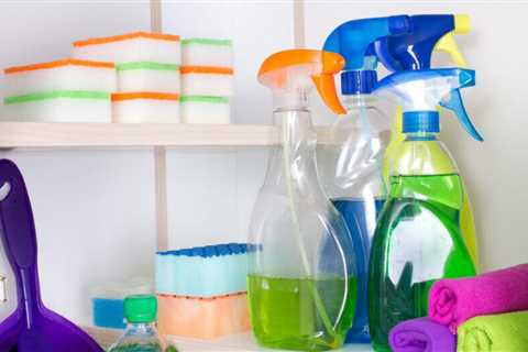 How to organize cleaning supplies