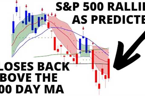Stock Market CRASH: S&amp;P500 &amp; NASDAQ Rally As Signals Predicted! SPX Closes Back Above The..