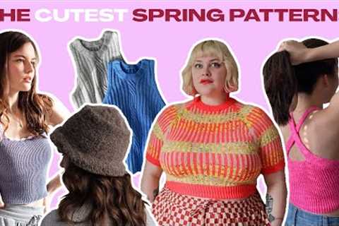 15 knitting patterns for spring 💐 | underrated &amp; indie designers!!