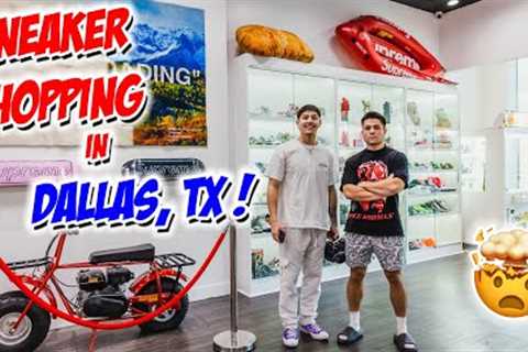 SHOPPING AT THE BEST SNEAKER STORES IN DALLAS! *Rare Shoes &amp; Unique Layouts*