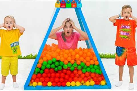 Vlad and Niki Cube Challenge and funny kids stories with Baby Chris
