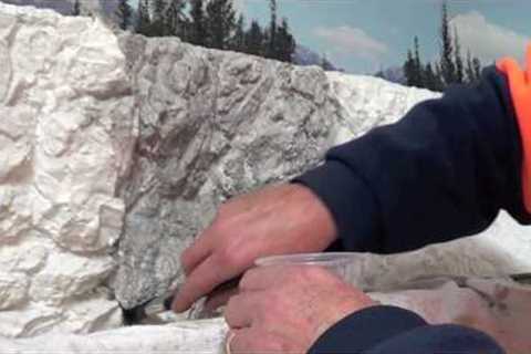 Painting Mountains Part One Model Trains