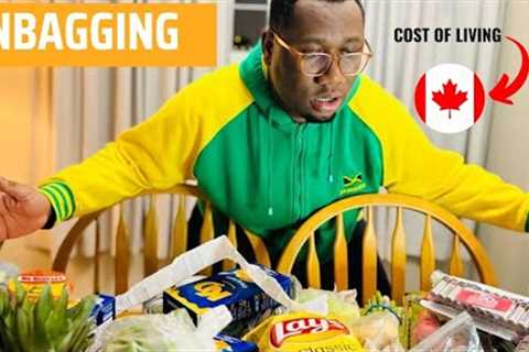 Grocery shopping unloading! Cost of living in Canada| what does it cost?