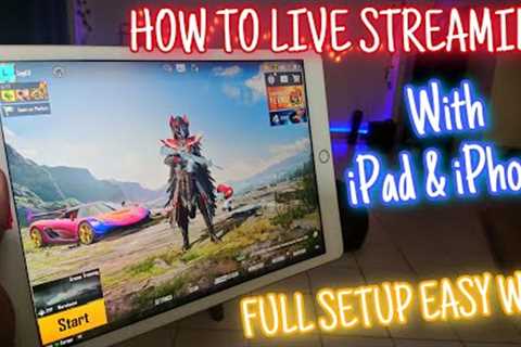 How to Live Streaming With iPad &amp; iPhone Without Computer | Best live Streaming Application for ..