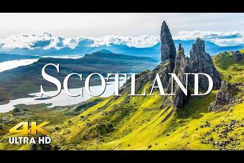 FLYING OVER SCOTLAND (4K UHD) Beautiful Nature Scenery with Relaxing Music | 4K VIDEO ULTRA HD