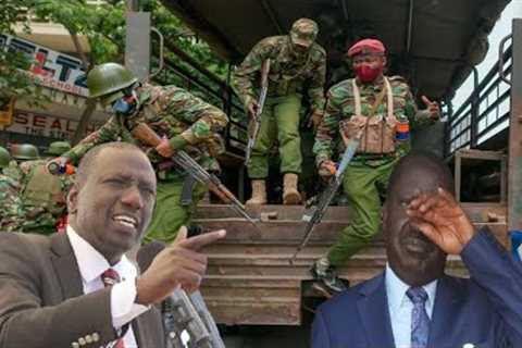 BREAKING NEWS:ANGRY PRESIDENT RUTO ORDERS RAILA ODINGA TO BE ARRESTED OVER ANNOUNCING 20TH  HOLIDAY