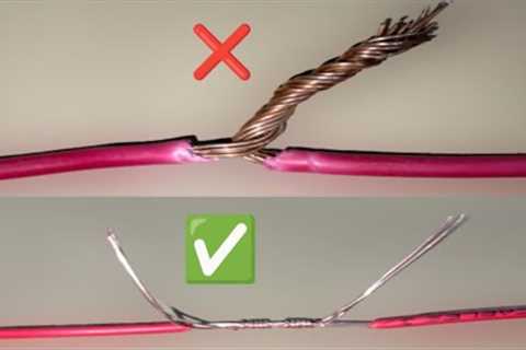 awesome ideas ! how to twist electric wire together | propely joint electrical wire | tips &amp;..
