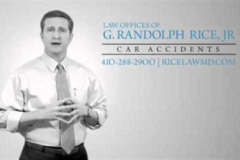 Maryland Personal Injury Lawyer - Randolph Rice | TV Commercial Auto Accident and Injury Lawyers
