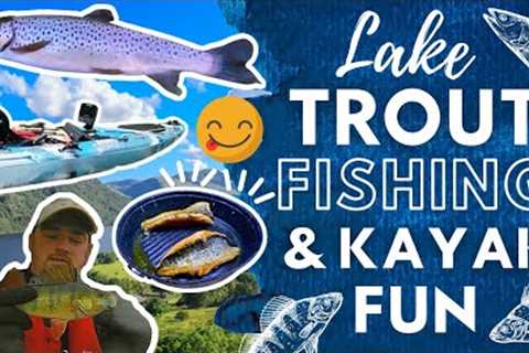 Kayak Fishing in the Lake District on Ullswater, Catching Trout & Perch #lakedistrictfishing