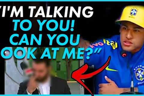 NEYMAR ANGRY WITH REPORTER DURING INTERVIEW | NEYMAR SUBTITLED INTERVIEW