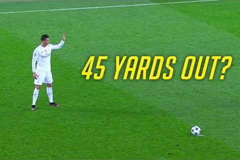 Cristiano Ronaldo goes for some wild attempts at goal...