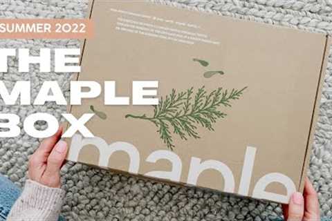 The Maple Box Unboxing Summer 2022: Canadian Lifestyle Subscription Box