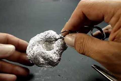 DIY Soft bait hacks  (how to make a jig head quickly)#fishing #luremaking #makinglures #luresmaking