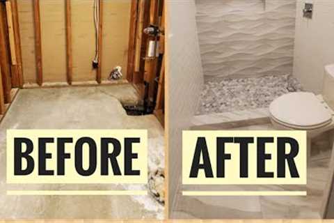 2 DAY BATHROOM REMODEL - Bath tub into a shower