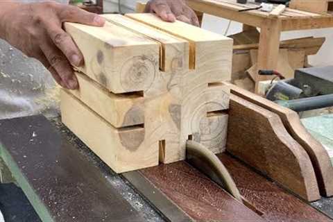 Woodworking Crafts Skills Always Creative Wonderful // Beautiful Wooden Dining Table Design Ideas
