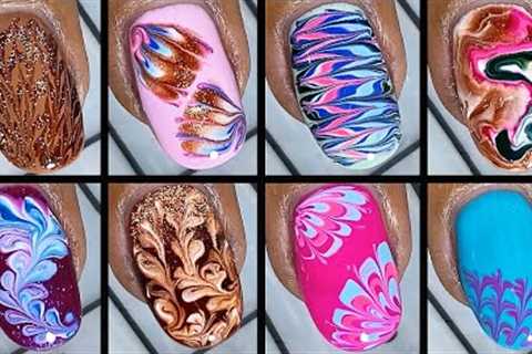 Easy Nail Art Designs Using TOOTHPICK | #nailart #easynailart | Compilation #426 | Nailicious