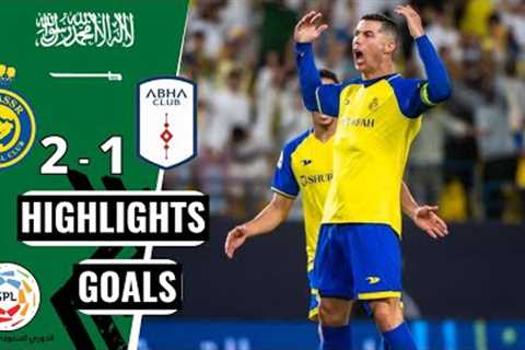 THE GOAT CRISTIANO RONALDO! AL Nassr vs Abha | (2-1) All Goals &amp; Highlights | 18/03/2023