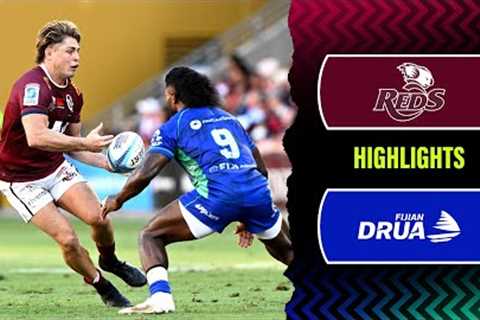 Super Rugby Pacific 2023 | Reds v Fijian Drua | Rd 4 Highlights