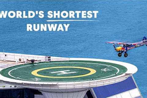 Landing A Plane On A Tiny Helipad (on top of a 7 Star hotel)