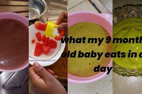 BABY FOOD|9 MONTHS+ BABY FOOD RECIPES|WHAT MY 9 MONTH OLD BABY EATS IN A DAY||MEAL IDEAS FOR BABIES