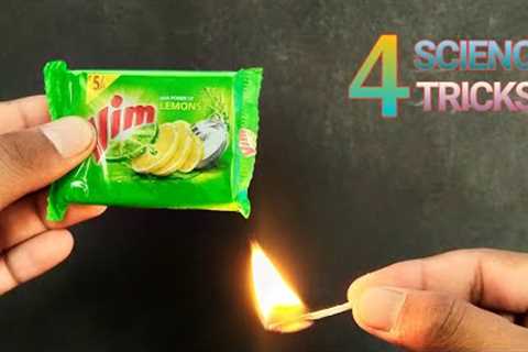 4 Easy Science Experiments And Tricks || Amazing Science Experiments