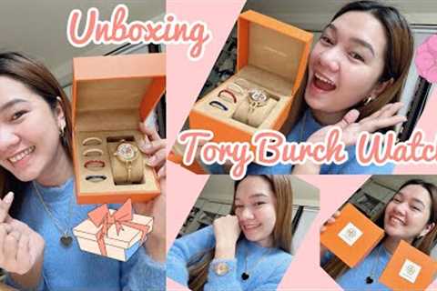 Unboxing Tory Burch Watch | Husband’s Gift 🎁 | Korea Vlogs