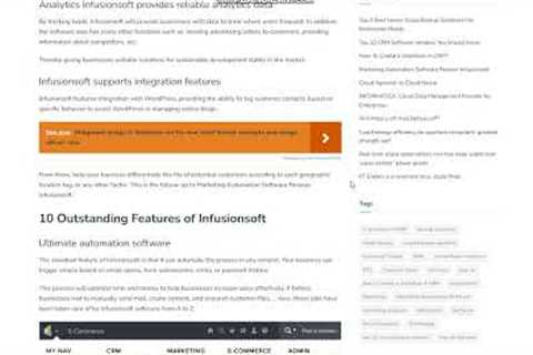 Marketing Automation Software Review || Infusionsoft