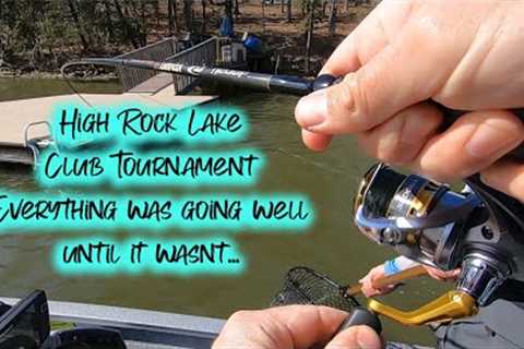 High Rock Lake Bass Fishing, 4 Fish for 19lbs...DQ'd?