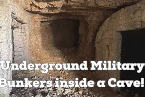 We found underground military bunkers in a cave in Albania!