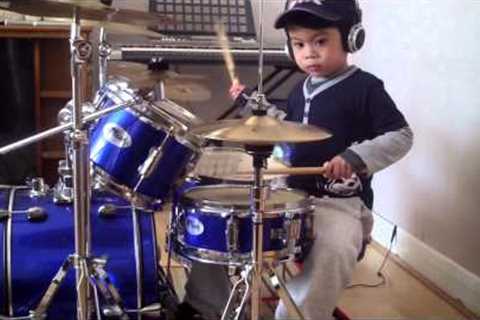 System Of A Down - Chop Suey drum cover, 4-Year-Old Drummer