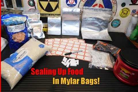 Prepping 2022: Mylar Bags And Easy Food Storage!
